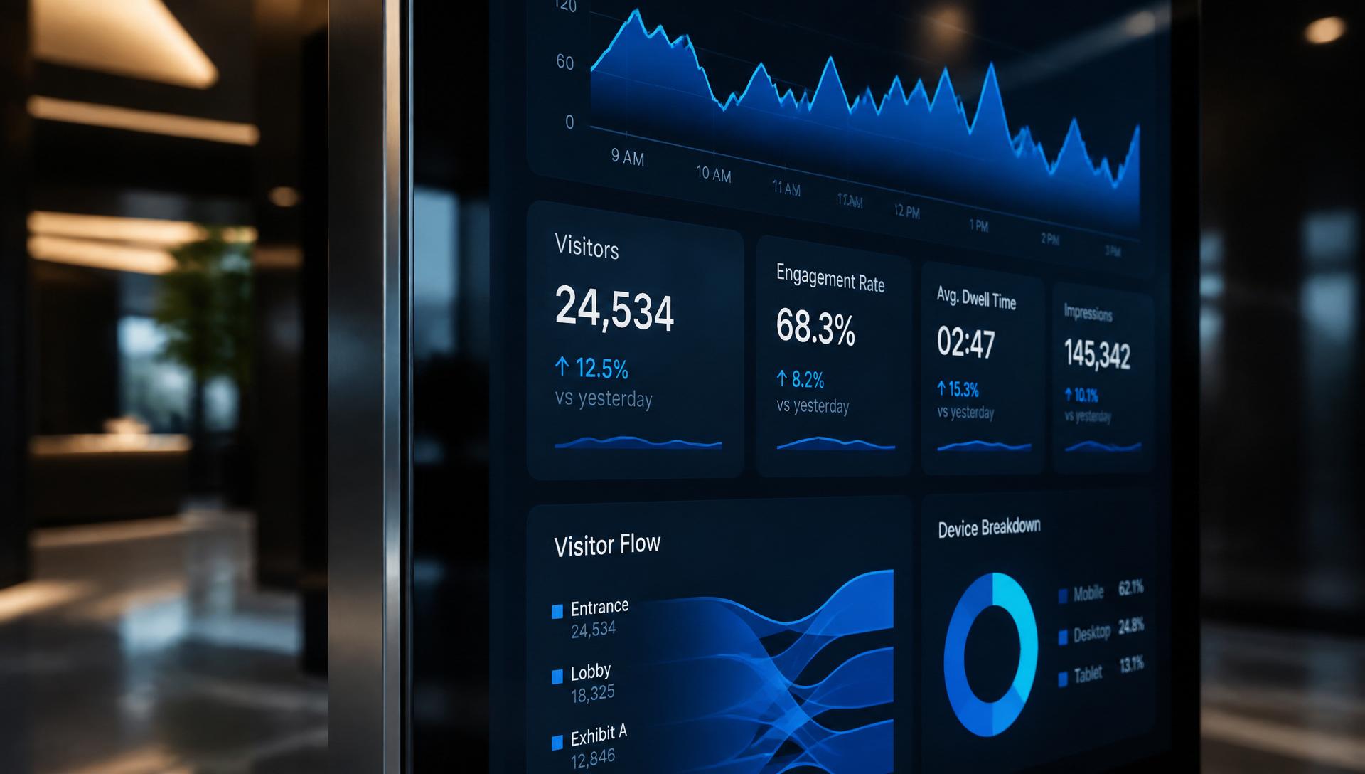 Dashboard DISPL Cloud con analítica en tiempo real